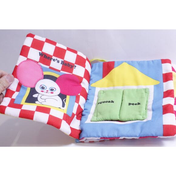 Playskool, Where's Baby Cloth Book, Toy, Educational, Interactive, Sensory - Picture 3 of 3